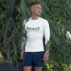 White rashguard - adult Photo 2